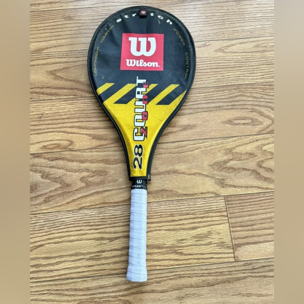 Wilson Oversize Court Zone Stretch 28 Tennis Racket NEW Grip 4 1/4 - HEAD COVER
